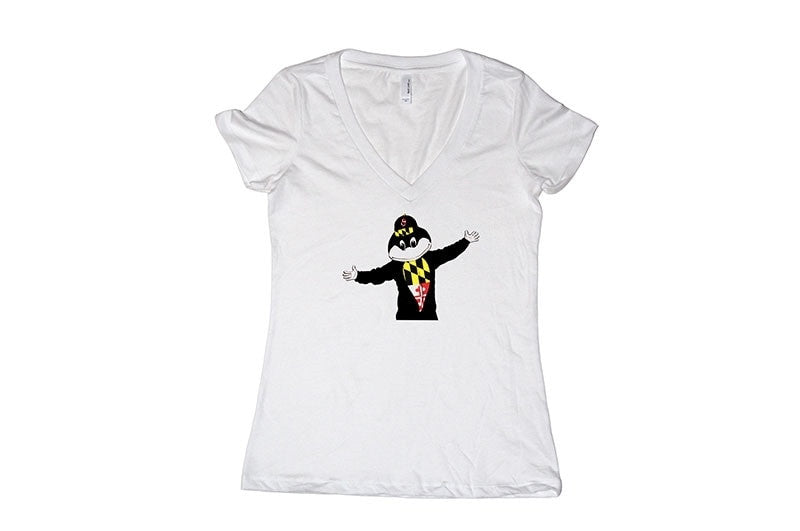 Bmore True Women's Baltimore O's White T-Shirt