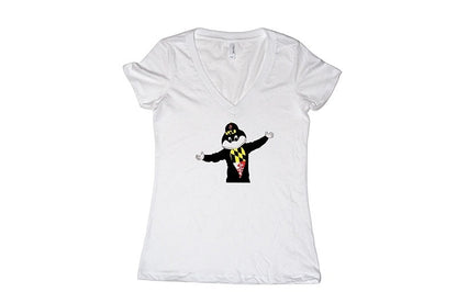 Bmore True Women's Baltimore O's White T-Shirt