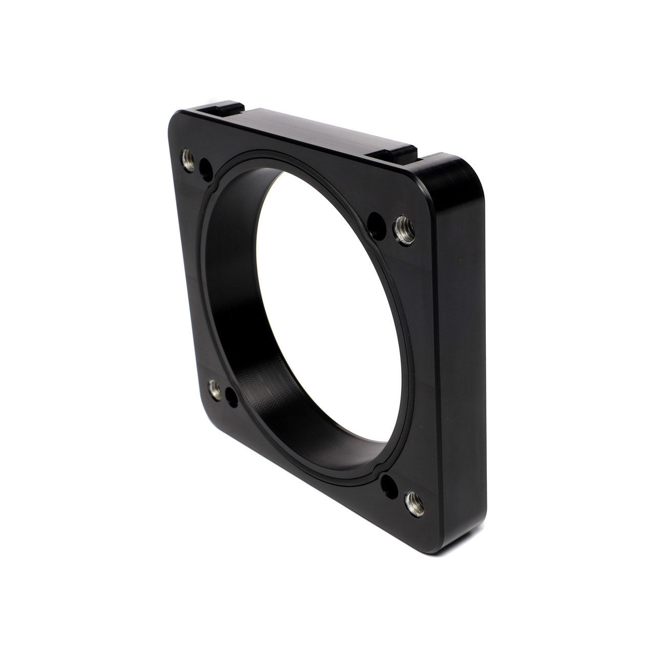 IAG Black Anodized Big Bore 76mm Throttle Body Adapter for Subaru STI Process West Intake Manifold