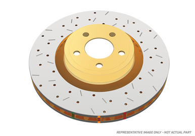 DBA Front Drilled/Slotted 4000 Series Rotor For 2018-21 Subaru STI - DBA43050XS-10