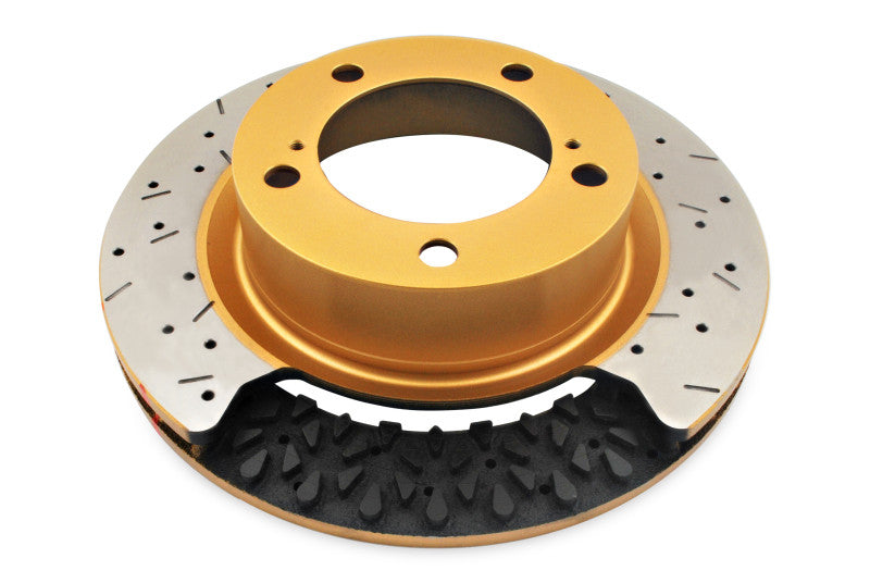 DBA Front Street Series XGold Brake Rotor For 2002-14 Subaru WRX, 13-20 BRZ, 09-13 FXT - DBA650X - Cut away