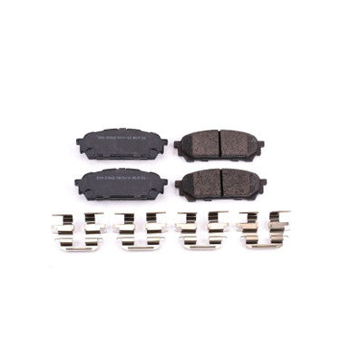 Power Stop Z17 Evolution Ceramic Rear Brake Pads w/Hardware For 2003-05 Subaru WRX, 04-08 Forester - 17-1004