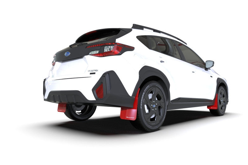 Rally Armor 2024 Subaru Crosstrek Red UR Mud Flap White Logo – IAG