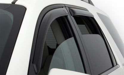 AVS 10-14 Subaru Outback Ventvisor In-Channel Front & Rear Window Deflectors 4pc - Smoke - 194484 - Mounted 2