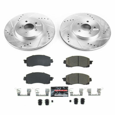 Power Stop Z23 Evolution Sport Front Brake Kit For 2014-18 Subaru Forester - K7892