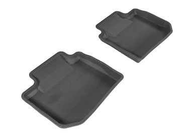 3D MAXpider Kagu 2nd Row Floor Mats For 2015-21 Subaru WRX/STI - Black - L1SB00821509