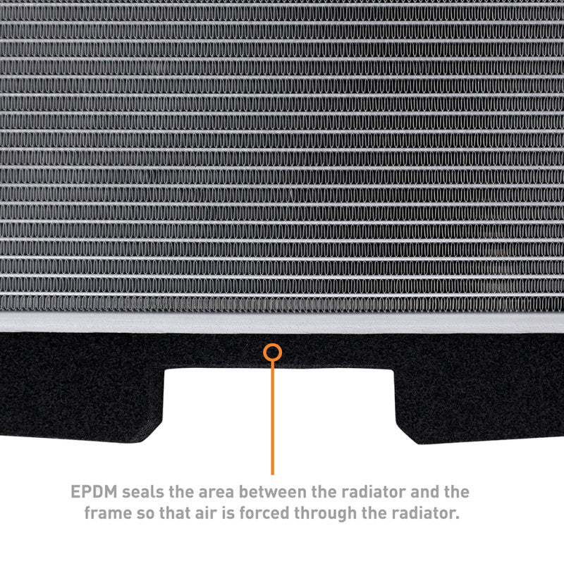 Mishimoto 2022+ Subaru BRZ / Toyota GR86 H4 2.4L Performance Aluminum Radiator - Detail