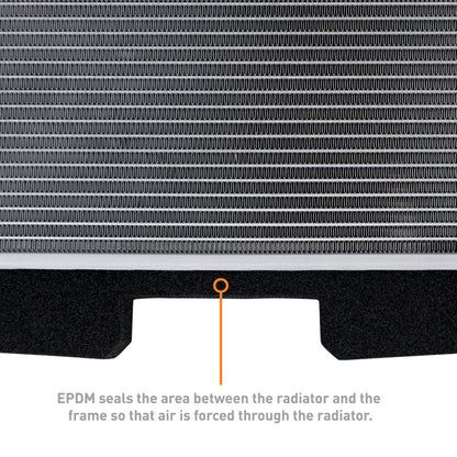 Mishimoto 2022+ Subaru BRZ / Toyota GR86 H4 2.4L Performance Aluminum Radiator - Detail