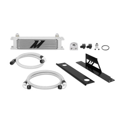 Mishimoto Non-Thermostatic Oil Cooler Kit For 2002-05 Subaru WRX, 04-05 STI - Silver - MMOC-WRX-01