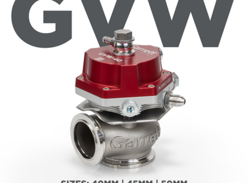 Garrett GVW-45 45mm Wastegate Kit - Red - 908828-0001 - Close-up