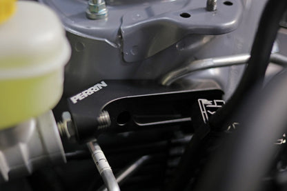 PERRIN Master Cylinder Brace for 2013+ Subaru BRZ , Scion FR-S, Toyota GR86, 86- Black - PSP-BRK-406BK - Mounted 2