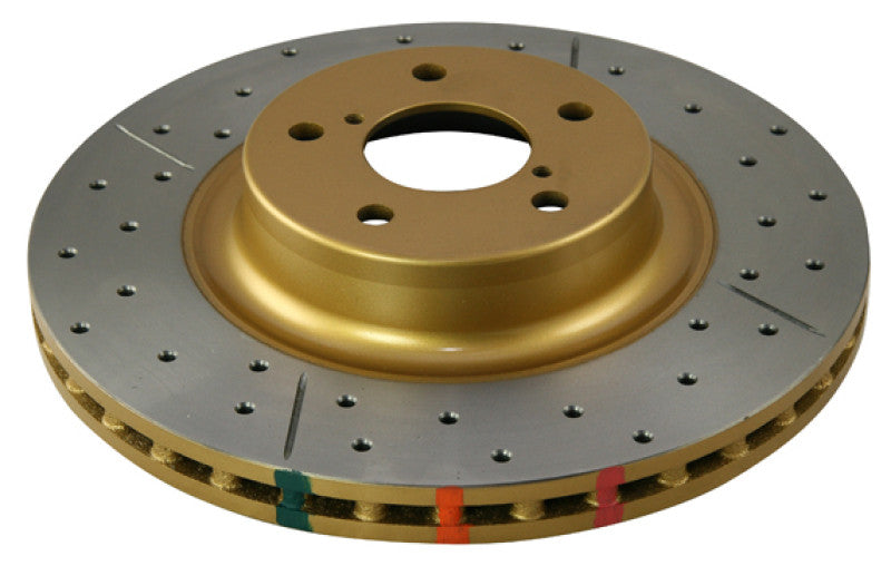 DBA Front Street Series XGold Brake Rotor For 2002-14 Subaru WRX, 13-20 BRZ, 09-13 FXT - DBA650X - Angle 2