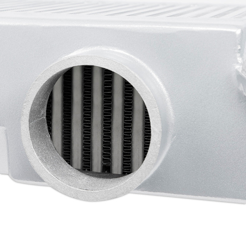 Mishimoto Subaru 08-21 WRX STi Top-Mount Intercooler Kit - Powder Coated Silver & Black Hoses - MMTMIC-STI-08SLBK - Outlet