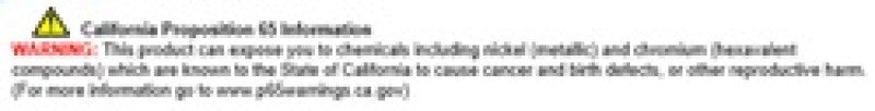 P65 Warning