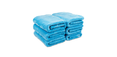 Griots Garage Microfiber Plush Edgeless Towels (Set of 6) - Case of 20 - 14901