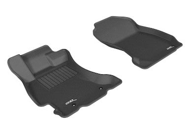 3D MAXpider Kagu 1st Row Floor Mat For 2014-18 Subaru Forester - Black - L1SB00911509