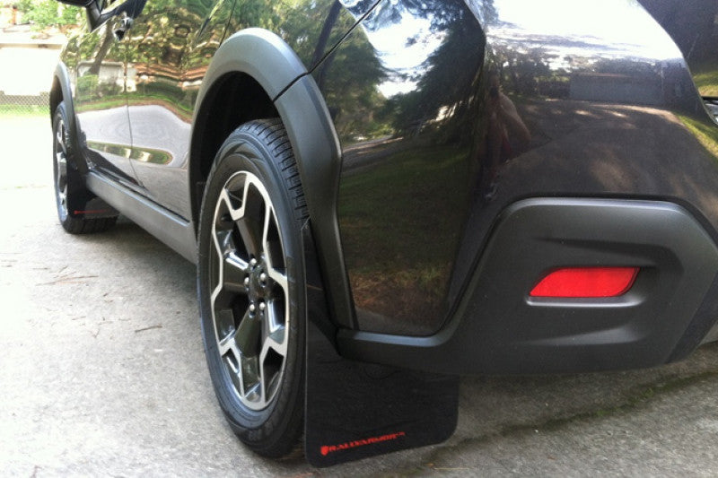 Rally Armor 13-17 Subaru XV Crosstrek Black Mud Flap w/ Orange