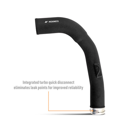 Mishimoto Charge Pipe Micro For 2022+ Subaru WRX - Wrinkle Black - MMICP-WRX-22MWBK - Tech Feature