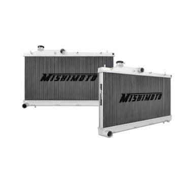 Mishimoto Single Pass 2-Row Race Aluminum Radiator For 2008-14 Subaru WRX, 08-21 WRX STI - MMRAD-STI-08