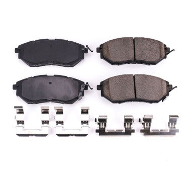 Power Stop Z17 Evolution Ceramic Front Brake Pads w/Hardware 2015-21 Subaru WRX, 05-12 Legacy GT, - 17-1078