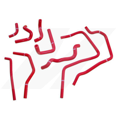 Mishimoto Silicone Ancillary Hoses For 2002-05 Subaru WRX - Red - MMHOSE-SUB-ANCRD