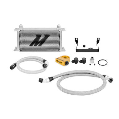 Mishimoto Thermostatic Oil Cooler Kit For 2006-07 Subaru WRX/STi  - Silver - MMOC-WRX-06T