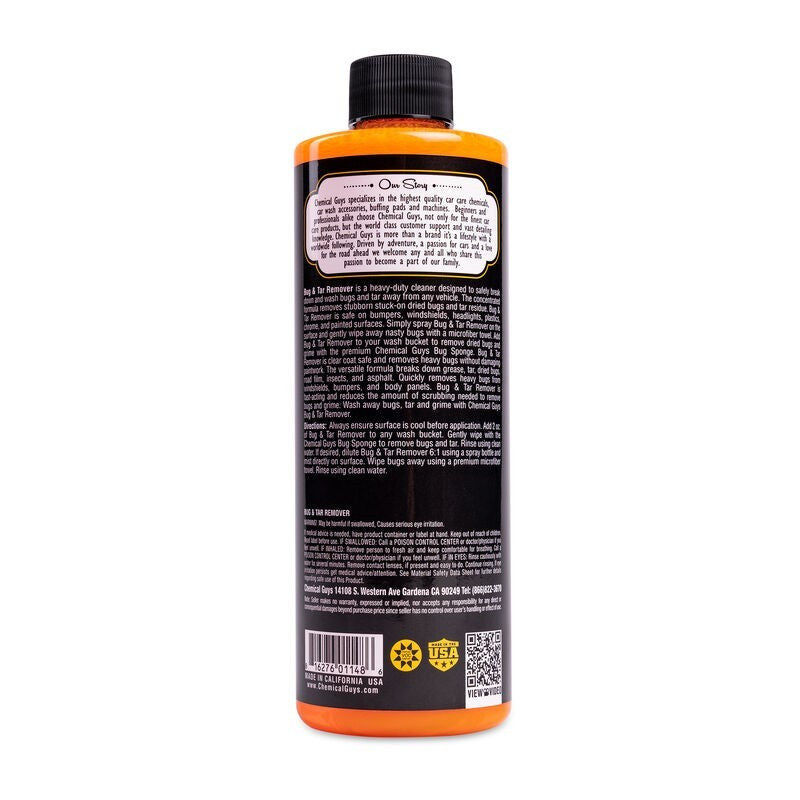 Chemical Guys Bug & Tar Heavy Duty Car Wash Shampoo - 16oz - Label