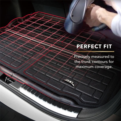 3D Maxpider 2022 Subaru Forester Kagu Black Cross Fold Cargo Liner - Laser Fit