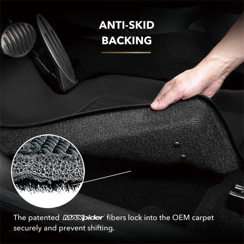 3D MAXpider 2017-2019 Subaru Impreza 5-Door/ Crosstrek Kagu Cargo Liner - Black - Anti-Skid