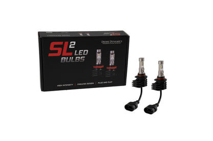 Diode Dynamics High Beam SL2 LED Headlight Bulbs for 2006-18 Subaru Forester (Pair) - DD0463P - Packaging