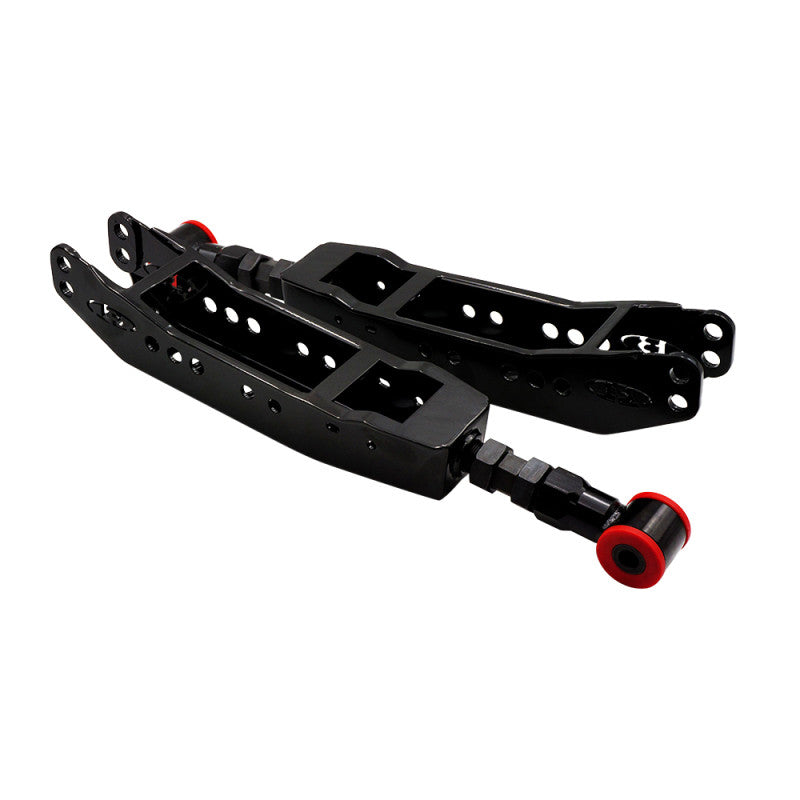 BLOX Racing Rear Lower Control Arms - Black (2013+ Subaru BRZ/Toyota 86 / 2008-2023 Subaru WRX/STI) - BXSS-50010-BK - Angle 2