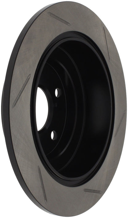 StopTech Power Slot 02-05 WRX Rear Right Sportstop Slotted Rotor - 126.47011SR - Back