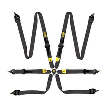 OMP Safety Harness First 2In Black (Fia 8853-2016) Pull Up - Steel Adj - DA0-0208-A01-071