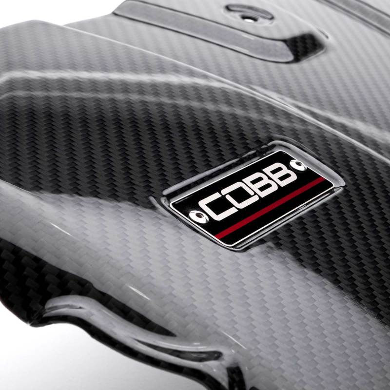 COBB Redline Carbon Fiber Engine Cover For 2022-24 Subaru WRX - 446610 - Close-up