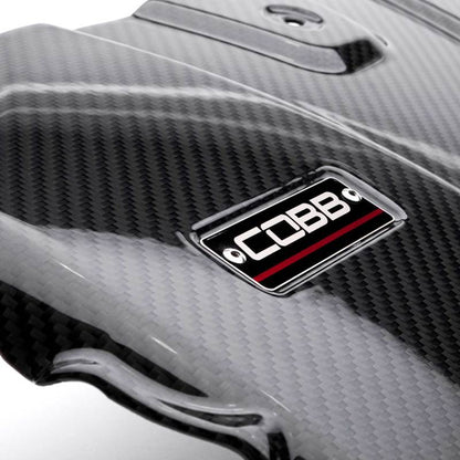 COBB Redline Carbon Fiber Engine Cover For 2022-24 Subaru WRX - 446610 - Close-up