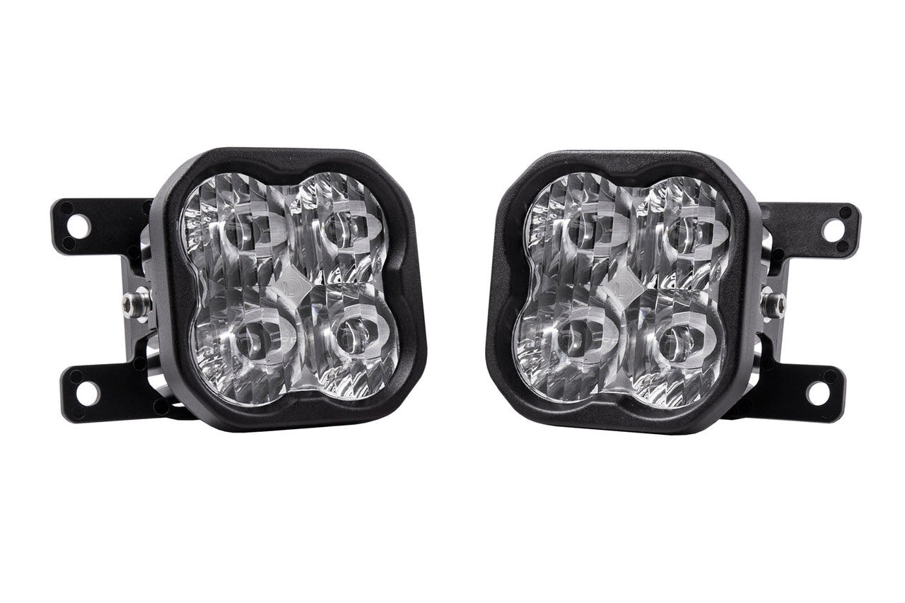 Diode Dynamics SS3 Max Type LED Fog Light Kit for 2019-2022 Subaru Ascent - White SAE Fog - DD6993 - Layout