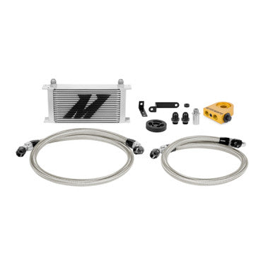 Mishimoto Thermostatic Oil Cooler Kit For 2008-14 Subaru WRX - Silver - MMOC-WRX-08T