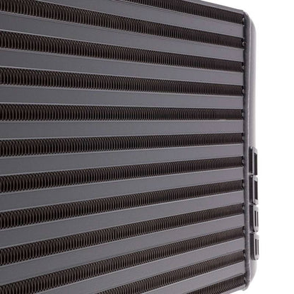 COBB 15-21 Subaru WRX Top Mount Intercooler - Black - Close-up 2
