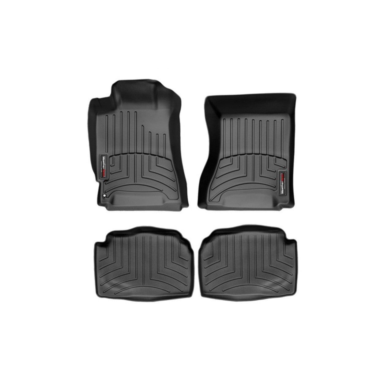 WeatherTech 03-08 Subaru Forester Front & Rear FloorLiner - Black - 441281-440972