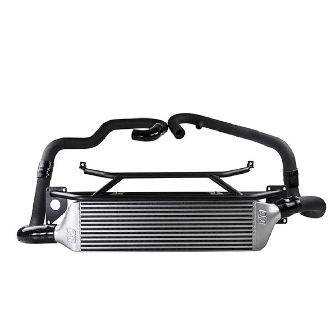 Turbo XS FMIC with Wrinkle Black Pipes for 2015-2021 Subaru STI
