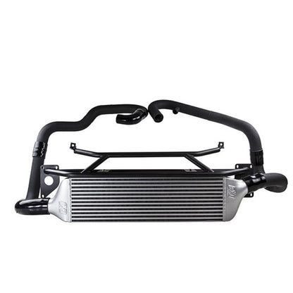Turbo XS FMIC with Wrinkle Black Pipes for 2015-2021 Subaru STI