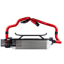Turbo XS Front Mount Intercoooler with Wrinkle Red Pipes for 2015-2021 Subaru STI