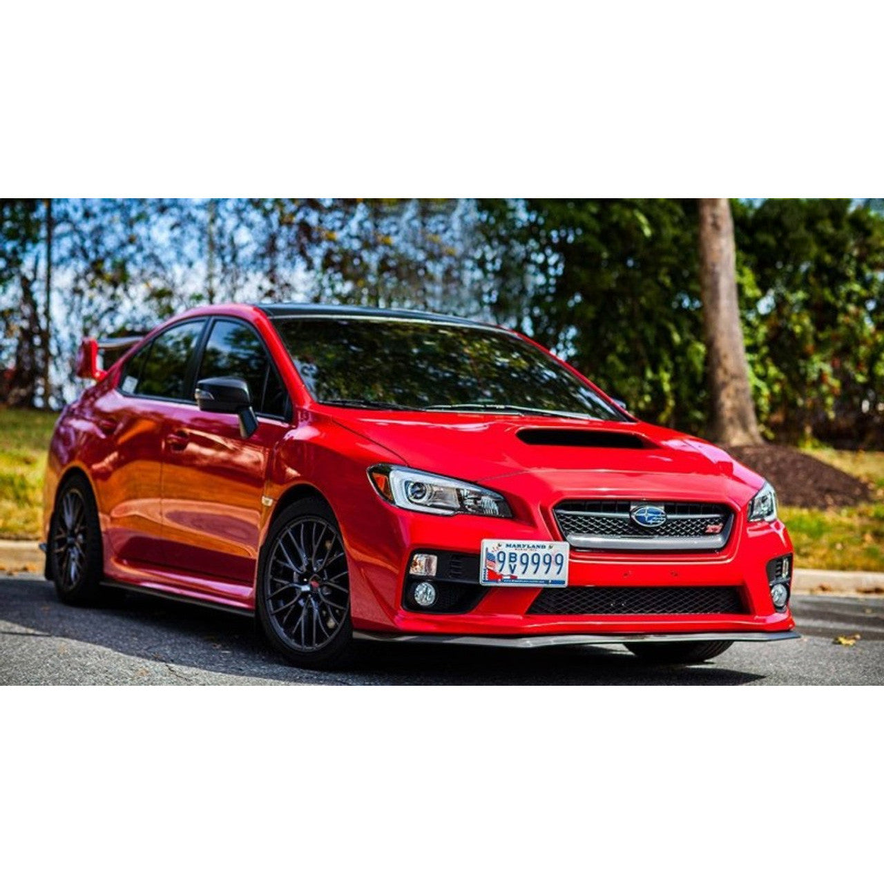 Turbo XS 15-17 Subaru WRX/STI License Plate Relocation Kit - Install 1