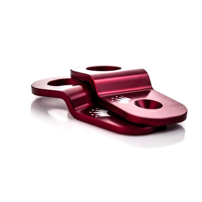 Turbo XS 15-21 Subaru WRX/STI Billet Aluminum Radiator Stay - Red - W15-RADSTAY-RED - Angle 2
