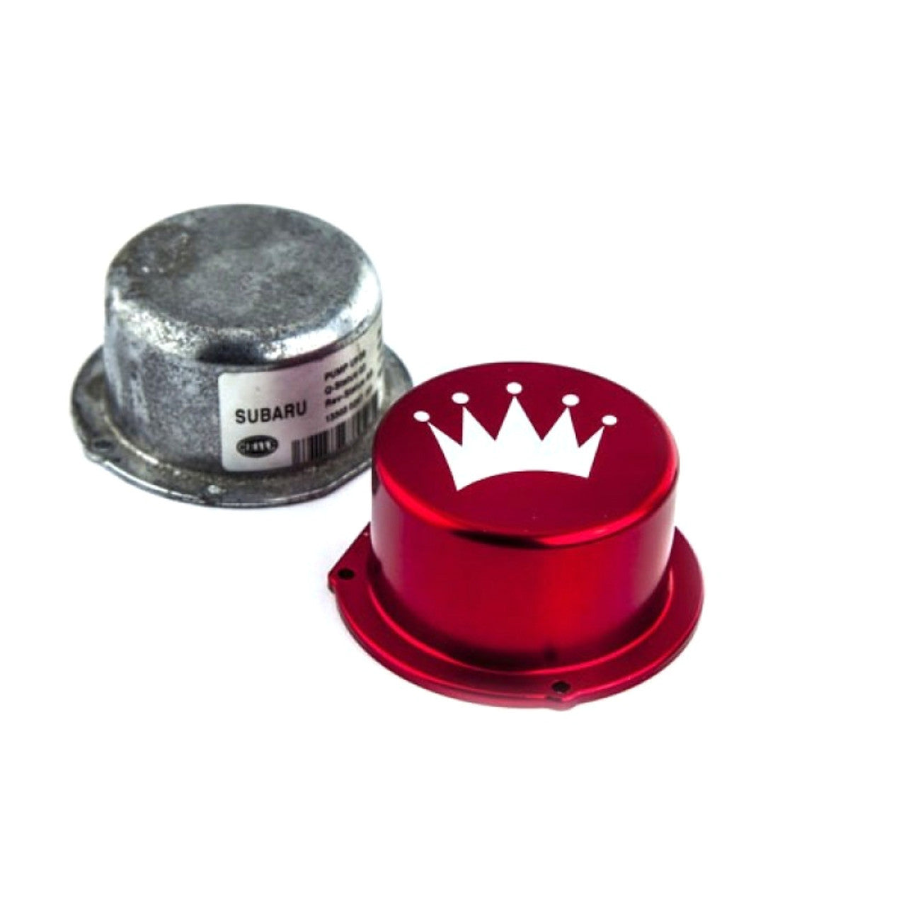 Turbo XS 15-21 Subaru WRX Billet Aluminum Vacuum Pump Cover - Red - W15-VPC-RED - Comparison