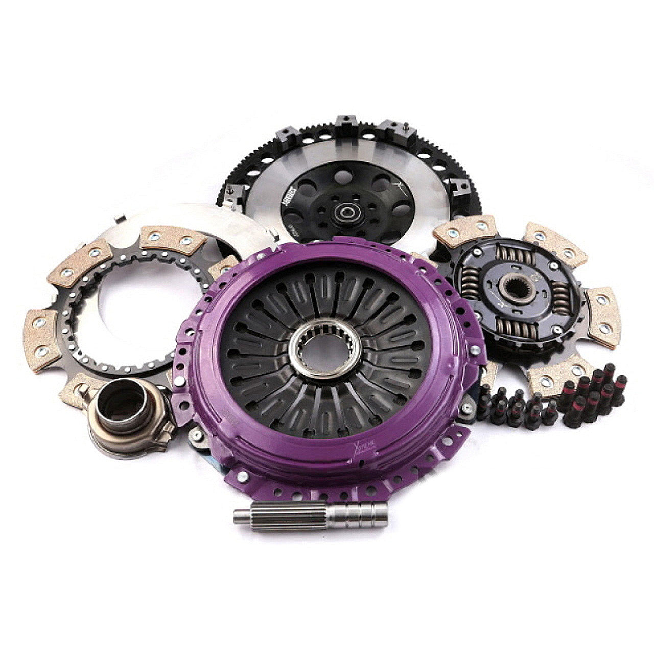 XClutch 9in Twin Sprung Ceramic Clutch Kit For Subaru 15-21 WRX STi Base 2.5L - XKSU23531-2B