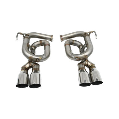 Invidia Twin Loop 3.5in. Single Layer S.S Tip Axle-Back Exhaust For 2022+ Subaru WRX - HS22SW4AT4SSL