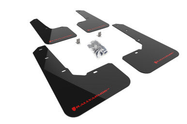 Rally Armor 22-25 Subaru Outback Wilderness Black Mud Flap Red Logo - MF76-UR-BLK/RD