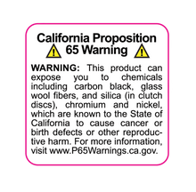 P65 Warning