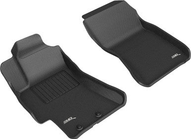 3D MAXpider Kagu 1st Row Floor Mats For 2008-14 Subaru WRX/STI - Black - L1SB02511509
